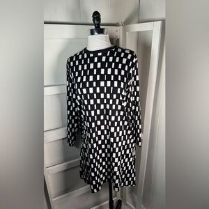 New Vtg Marimekko 100% Cotton Jersey Famed Tilma Noppa Tunic Mini Shift Medium